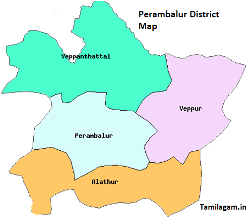Perambalur District Political Map Updated