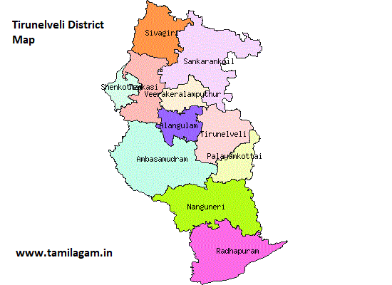 Tirunelveli District Political Map Updated